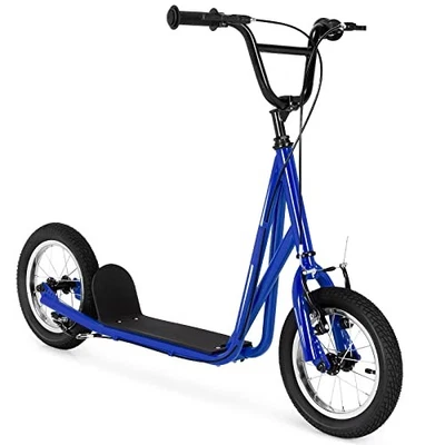 GOPLUS YOUTH KICK SCOOTER NIÑOS KICK SCOOTER CON RUEDAS DE 12 PULGADAS 8+ - AZUL - Imagen 1 de 4