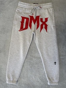 Neu ohne Etikett DMX x Shoe Palace Jogginghose grau Hip-Hop Sweats Herren Medium " - Bild 1 von 9