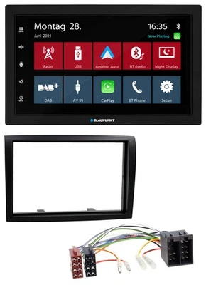 Blaupunkt MP3 Bluetooth DAB 2DIN USB Autoradio für Fiat Ducato Citroen Jumper Pe - Bild 1 von 4