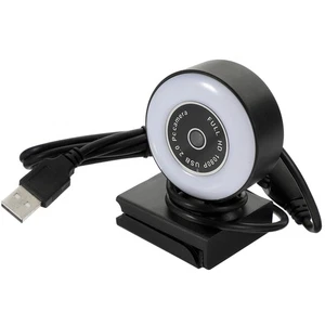 1080P Live Streaming Webcam 5MP Meeting Camera Drive-free USB Camera with Light - Picture 1 of 10