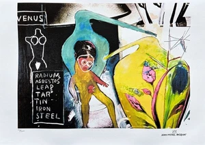 JEAN-MICHEL BASQUIAT - Ex Ringye - signed, numbered edition 170/300, 70x50 cm - Picture 1 of 5