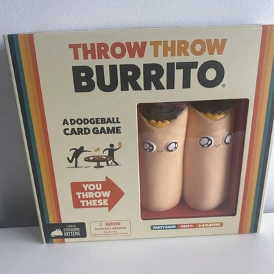 Throw Throw Burrito A Dodgeball Card Game fun Party family EXPLODING KITTENS  - Image 1 of 4