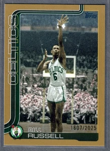 2025-26 Topps Bill Russell Gold #/2025 Celtics SP - Bild 1 von 2