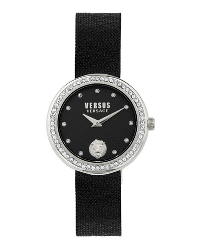 Versus Versace Orologio Donna Lea Cristallo Acciaio Inox 35mm Bracciale Moda