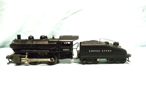 Lionel postwar O ga. 0-4-0 #1656 Switcher Steam Engine & #6403B Bell Tender - Picture 1 of 14