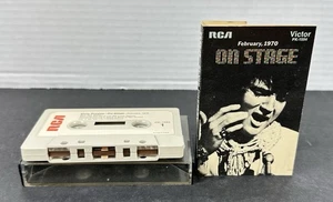 RCA Elvis Presley On Stage Feb. 1970 Live Audio Cassette Tape Victor PK-1594 - Picture 1 of 8