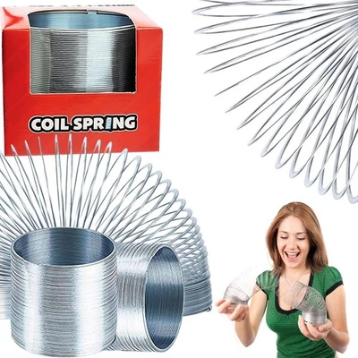 El Original Slinky Walking Spring Juguete, Relleno de Cesta, Metal Slinky, Inquieto Foto 1 de 4