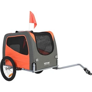 VEVOR Dog Bike Trailer, Supports up to 66 lbs, Pet Cart Bicycle Carrier, Easy Fo - Picture 1 of 1