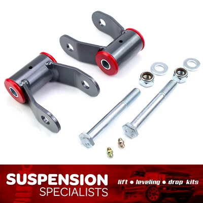 Ford Ranger 1989-1997 2x2 4x4 2" kit de reducción de caída trasera grilletes con herrajes Foto 1 de 4