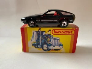 Matchbox Superfast No 59 Porsche 928 Black Body Red interior with box *BOGO-READ - Picture 1 of 8