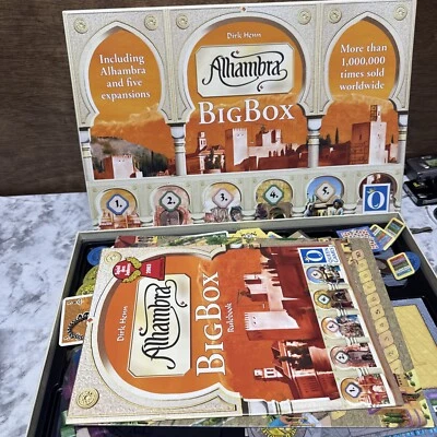 ALHAMBRA Big Box Board Game 2009 Unknown If Complete All Rubberbanded - Image 1 of 4
