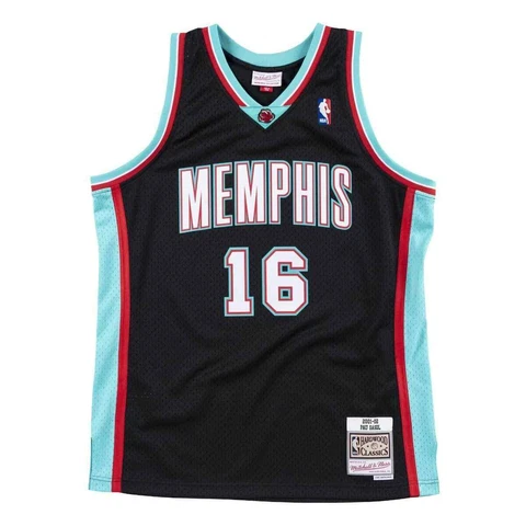 Mitchell & Ness NBA Swingman Jersey Grizzlies 2001 Pau Gasol Black *NEW* Cover