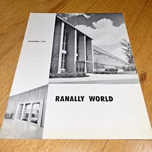November 1954 RAND-McNALLY Corporation RANALLY WORLD Employee Publication - Picture 1 of 11
