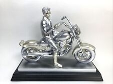 Regency Chromeworks Gold Collection Motorbike Man Rider Buddy Holly ? Figurine