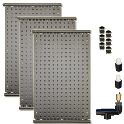 OKU Schwimmbad Pool Solarabsorber Paket 3x Absorber Typ 1002 3,35 m² - Bild 1 von 4