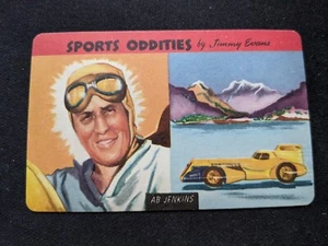 Tarjeta Quaker Oats Sports Oddities 1954 # 13 Ab Jenkins - carreras de autos (ex/nm) - Imagen 1 de 3