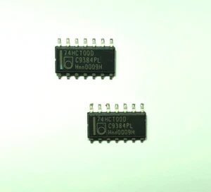 74HCT00D 7400 Quad 2-input NAND gate SOIC-14 Genuine Philips part tested x 2 pcs - Picture 1 of 1