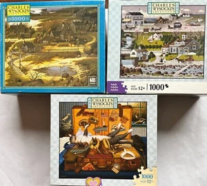 Crickethawk Harbor, Olde Nantucket, Mabel Stowaway 3 CMP 1000 Pc Puzzles Wysocki - Picture 1 of 6