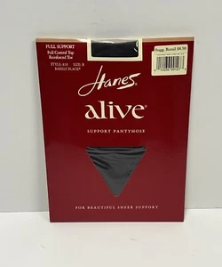 NEU - Hanes Alive Full Support Strumpfhose kaum schwarz Stil 810 Größe B Strumpfwaren - Bild 1 von 5