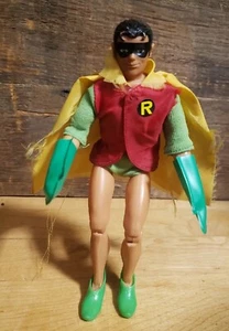 Modellino vintage Mego Robin tipo 2 (guanti e adesivi ripro) WGSH BATMAN  - Foto 1 di 11