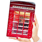 ( For iPad Air, Air 2, 9.7 Inch ) Flip Case Cover PB23412 Red Phone Booth