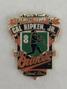 Vintage 1995 Cal Ripken Jr #8 American League 2x MVP Gedenk Pin 1983/1991 - Bild 1 von 1