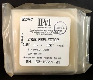 II-VI ZnSe Reflector - 1.0" x .120" - (51747) - Picture 1 of 1