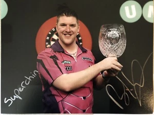 Daryl Gurney Signed Darts 8x10” Photograph With Proof Proof- “SuperChin” - Picture 1 of 2