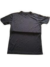 British Army Issue BLACK Self Wicking T- Shirt Cool max Gym Top Grade one used  