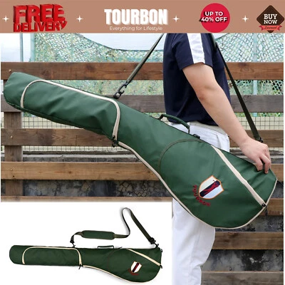 Bolsa de tacos de golfe Tourbon driving range capa de transporte completa bolsa impermeável - Imagem 1 de 4