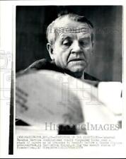 1974 Press Photo IRS' Donald Alexander before his Senate Finance testimony in DC