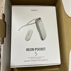 Sony Reon Pocket 5 RNPK-5T Wearable Thermo Device Neckband White JP - Picture 1 of 5