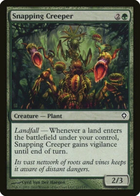MTG Worldwake Snapping Creeper Near Mint English Magic Gathering Card 🧙🏽49 - Image 1 of 2