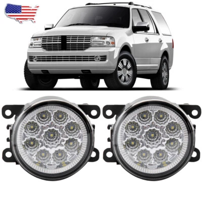 PAR de parachoques LED luz antiniebla lámpara de conducción para Lincoln Navigator 2007-2012 2013 2014 Foto 1 de 4
