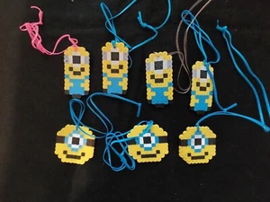 Perler Bead Necklace Sprites - Minions Party Pack - Picture 1 of 3
