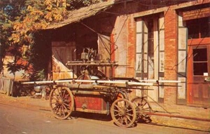 ANTIGUA ""PAPEETE"" Bombero Columbia, CA Condado de Tuolumne c1950 Postal De Colección - Imagen 1 de 1