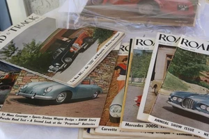 34 issues, Road & Track Magazine lot, vintage cars,classics nice - Picture 1 of 6
