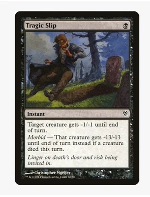Tragic Slip | MTG DDM | EDH Commander Black Removal Morbid Instant | LP - Image 1 of 3
