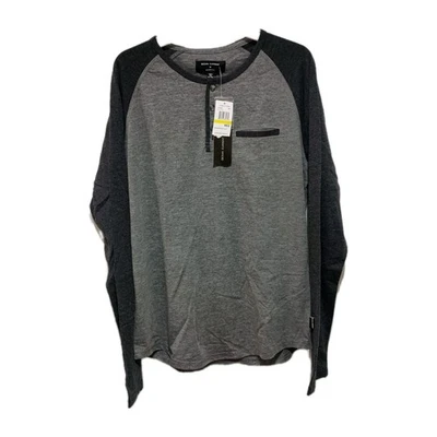 Ocean Current Kid's Shirt Grey / Black Long Sleeve Pullover Size Medium OC - Image 1 of 4