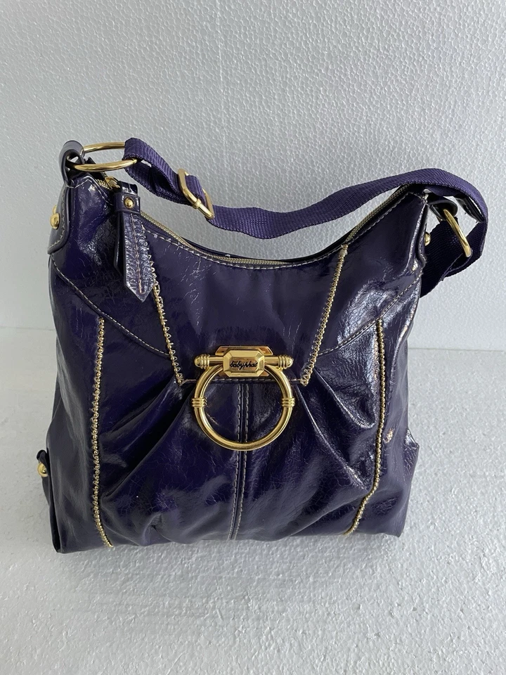 Bolso de mano Baby Phat púrpura años 90/Y2K bolso de hombro vintage Foto 1 de 4
