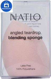 Natio Australia Angled Teardrop Blending Sponge - Makeup Sponge Blender - Picture 1 of 6