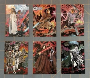 TOPPS: Star Wars Evolution Update: ETCHED-FOIL PUZZLE / INSERT 6 Card Set (2006) - Picture 1 of 5
