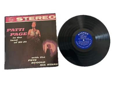 Patti Page In The Land of Hi-Fi LP  Mercury Jazz Pete Rugolo All Stars  Stereo - Image 1 of 2