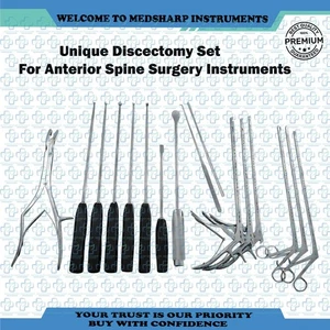 Unique Discectomy Set For Anterior Spine Surgery Instruments - Picture 1 of 3