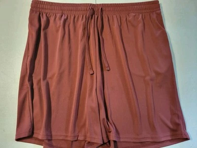 PANTALONES CORTOS HOMBRE TEK-GEAR MALLA TALLA XXL ALTOS CON BOLSILLOS LATERALES COLOR ES BORGOÑA Foto 1 de 4