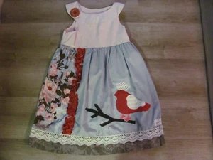 Vestido de pájaro PERSNICKETY talla 8 difícil de encontrar - Imagen 1 de 5