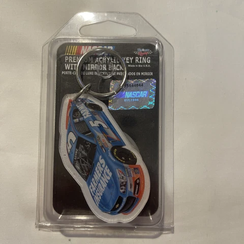 KASEY KAHNE #5 FARMERS INSURANCE NASCAR PREMIUM ACRYLIC MIRROR BACK KEY RING Cover