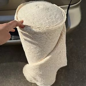 Vintage Spitze Stoff Bolzen 60" riesige Laufleistung ganze Rolle Ecru Cremeweiß wunderschön - Bild 1 von 6