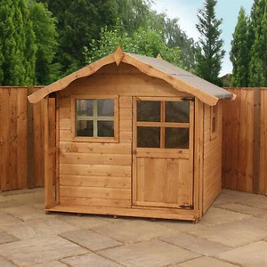 Waltons 5x5 Wooden Poppy Playhouse Childrens Shiplap Apex Wendy House 5ft x 5ft - Picture 1 of 12