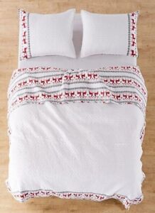 Levtex Home King Size Rudolph Holiday Quilt Set - 1 Quilt + 2 King Pillow Shams